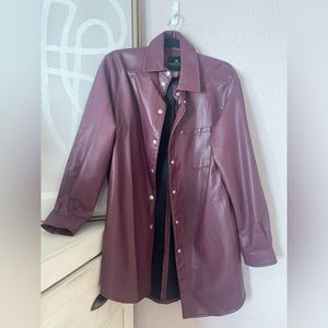 S never worn leather jacket